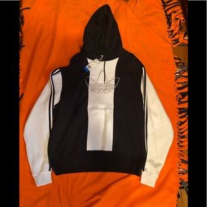 Adidas trefoil colorblock hoodie